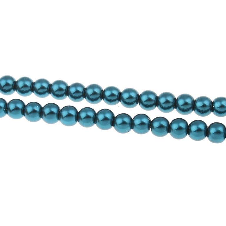GLASWACHSPERLEN 3 STR/ÄNGE ROT Set PERLEN 4 6 8 mm Kugel SCHMUCK BASTELSET D29
