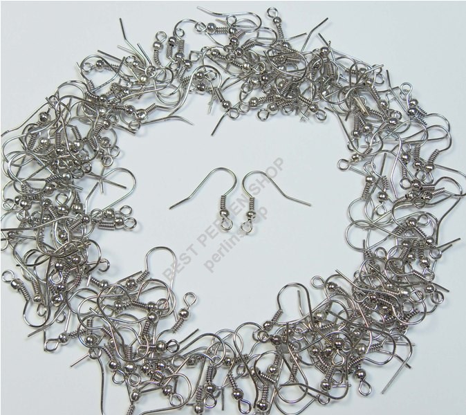 150 OHRHAKEN FISCHHAKEN OHRRING OHRFEDER ALTSILBER 17mm M8 | eBay